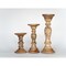 Bbh Homes Handmade Mango Wood Pillar Candle Holder Eco-Friendly 6-15 Inch
